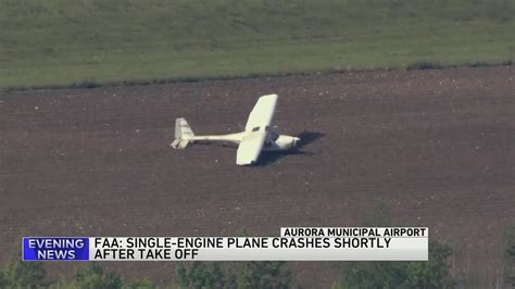 Small plane forced to land in cornfield after failed take off in Sugar Grove